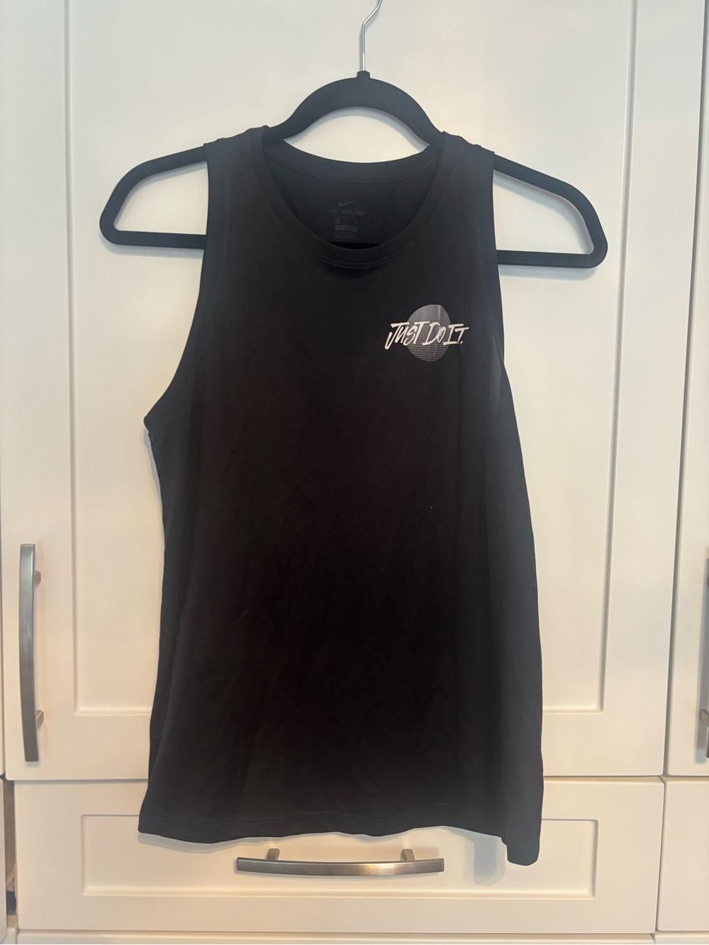 Nike Black Muscle Tank with Subtle Logo